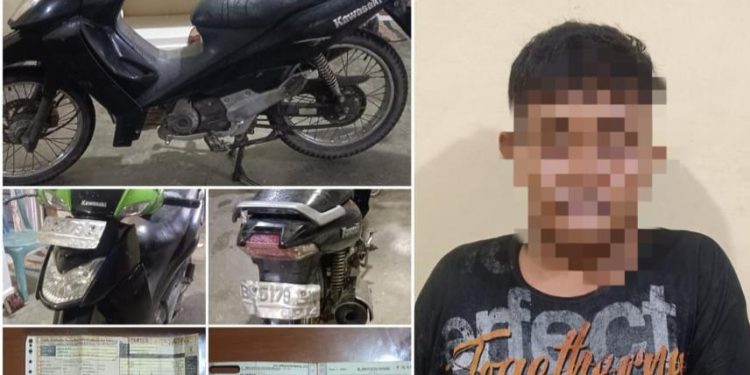 Ungkap Kasus , Polsek Terbanggi Besar Berhasil Amankan Pelaku Curanmor Di Karang Endah