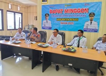 Rapat Minggon Kecamatan Pebayuran Bahas Teknis Pelaksanaan MTQ 2025