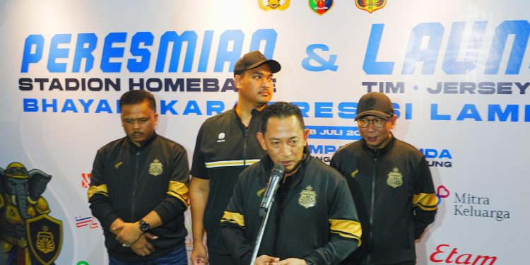 Launching Bhayangkara Presisi Lampung FC, Kapolri Ingatkan Semangat Persatuan