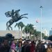 Peringati HUT Bhayangkara, Polsek Pebayuran Berangkatkan 400 Warga ke Jakarta