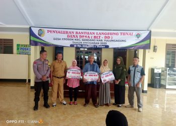 Pemdes Krosok Kecamatan Sendang, Tulungagung Salurkan BLT DD Juli, Agustus, September 2025.