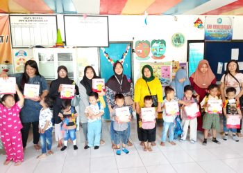Paud Baitussholah Terima Bantuan Makanan Tambahan dari Kemenkes RIÂ