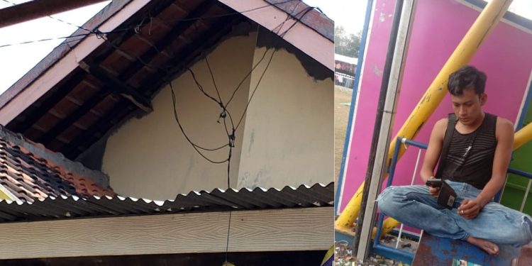 PT PLN cabang Baradatu Menyalurkan Aliran Listrik Untuk Penerangan Pasar Malam,, Tidak Sesuai Prosedur 