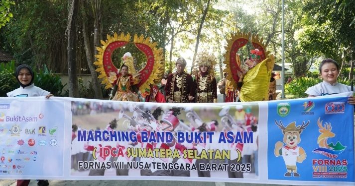 Marching Band Bukit Asam Ukir Prestasi Gemilang