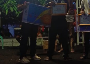 HUT RI ke-80 di Desa Bojong Cae Meriah dengan Final Sepak Bola Antar RT dan Laga Exhibition