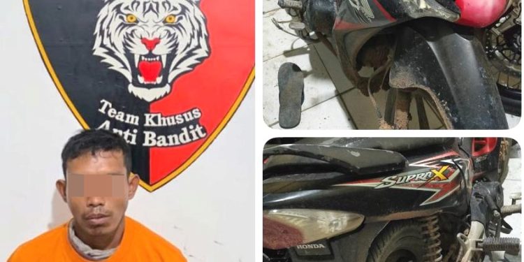 Tekab 308 Presisi Polsek Rumbia Tangkap Pelaku Curat, Motor Curian Berhasil Diamankan