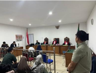 Pengamanan Sidang Putusan Tindak Pidana Korupsi atas Nama Terdakwa Samsirin dan Rasti Oktaviani