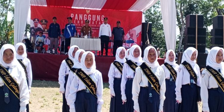 Pemerintahan Kecamatan Gedangan Adakan Lomba Gerak Jalan HUT RI Ke 80
