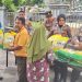 Gerakan Pangan Murah Polres Lampung Tengah Hadir di Depan Masjid Istiqlal Bandar Jaya