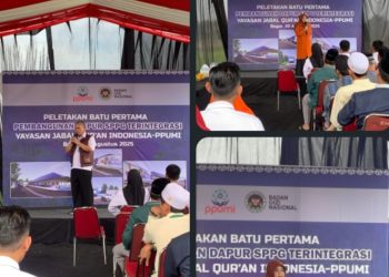 Peletakan Batu Pertama Dapur Sehat Terintegrasi Program Makan Bergizi Gratis di Bogor