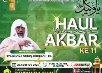 Persiapan Acara Haul Akbar Ke-11 Syaikhona Siddiq Abdulloh, RA di Pondok Pesantren Raudhatul Ulum II