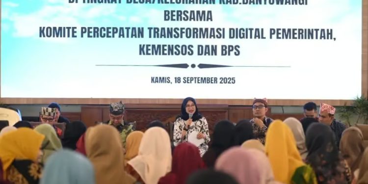 Banyuwangi Jadi Lokasi Pertama Pilot Project Digitalisasi Bansos
