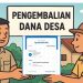 Kampung Lebak Peniangan Kembalikan Dana Temuan Inspektorat Tahun 2024