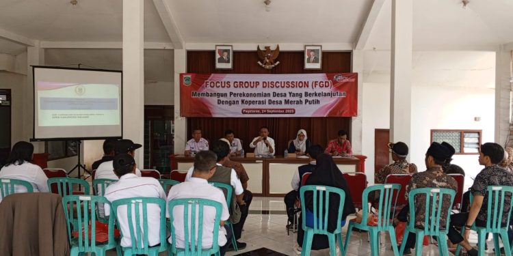 Acara FGD Membangun Perekonomian Desa Yang Berkelanjutan Dengan Koperasi Desa Merah Putih Di Pagelaran