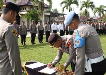 Kapolres Lampung Tengah Tegaskan Komitmen Perangi Narkoba lewat Penandatanganan Pakta Integritas
