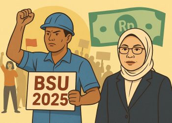 Pekerja Tuntut Kepastian Subsidi Upah (BSU) 2025