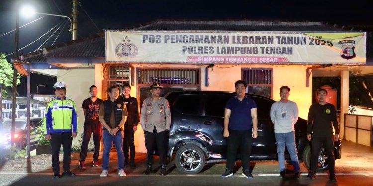 Cegah Kejahatan Jalanan, Polres Lampung Tengah Gelar Patroli KRYD Akhir Pekan