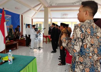 Pelantikan Perangkat Desa Gembleb Berlangsung Khidmat, Dua Kepala Dusun Resmi Dilantik