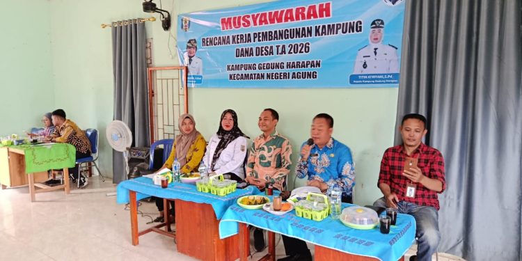 Hepi Haryanto Hadiri Musrenbang Kampung Gedung Harapan, Ajak Warga Rumuskan Pembangunan 2026