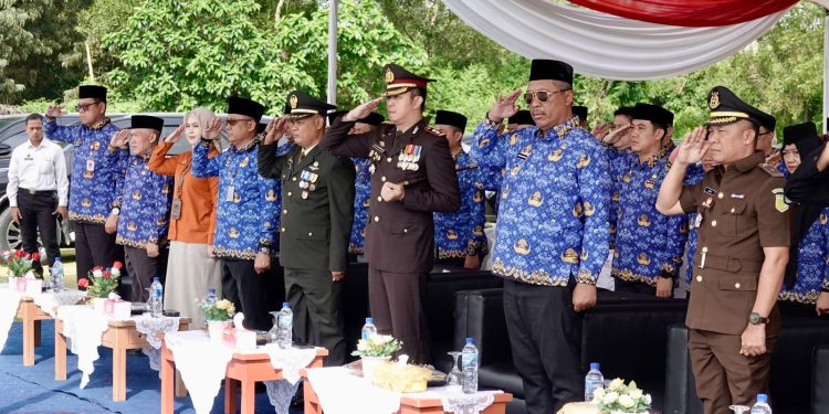 Kapolres Lampung Tengah Ikuti Upacara Sumpah Pemuda ke-97, Kobarkan Semangat Persatuan dan Kebangsaan