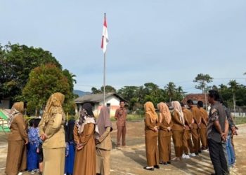 Pemerintah Kampung Rantau Jaya Gelar Upacara Peringatan Hari Sumpah Pemuda ke-97
