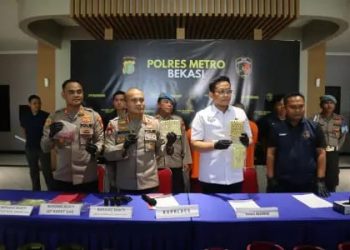 Polres Metro Bekasi Ungkap Penyalahgunaan Gas Subsidi di Kecamatan Setu
