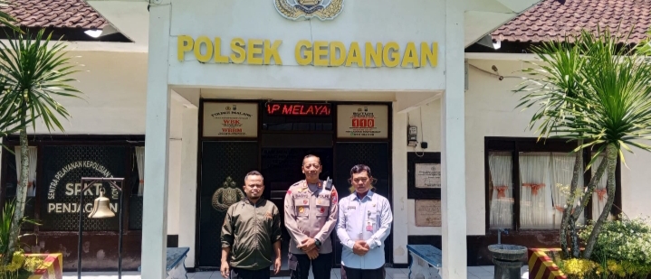 Panitia HSN CUP Tahun 2025 Menghadap Kepada Kapolsek Gedangan AKP Slamet Subagyo,S.Sos