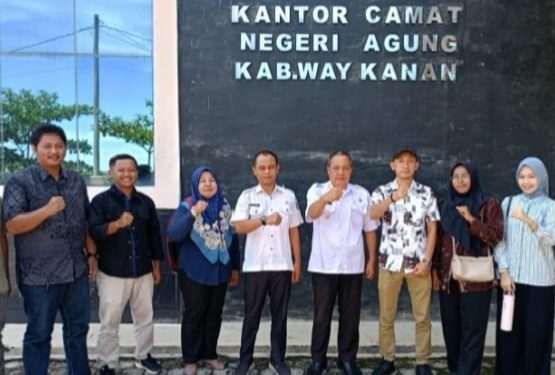 Camat Negeri Agung Terima Kunjungan Tim Pendamping KMP, Ajak Bekerja Aktif di Wilayah Binaan