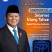 TABLOID PILAR POST MENGUCAPKAN SELAMAT ULANG TAHUN KE-74 UNTUK PRESIDEN PRABOWO SUBIANTO