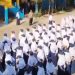 Kapolsek Bantur AKP Totok Suprapto,S.H Sebagai Pembina Upacara Di MA/MTS Al Islam Desa Wonokerto