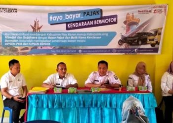 PEMKAB WAY KANAN MAKSIMALKAN PELAYANAN PAJAK KENDARAAN DI NEGERI AGUNG