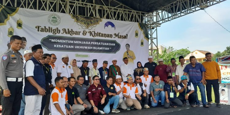 Tablig Akbar dan Sunatan Massal di Bojongsari Wujud Persatuan Umat