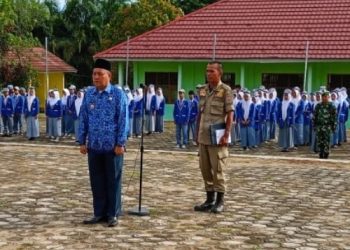 Kecamatan Negeri Agung Gelar Upacara Hari Pahlawan, Camat Sampaikan Amanat Mensos