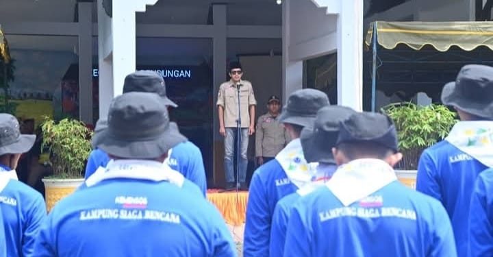 Wabup Syah Kukuhkan Kampung Siaga Bencana di Bendungan