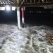 Gelombang Tinggi Terjang Pantai Bagedur, Sejumlah Warung Rusak Diterjang Ombak
