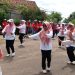 Acara Senam Kreasi se-Kecamatan Pagak di Pandanrejo Semakin Meriah, Kehadiran Camat dan Hj. Sumai Jadi Sorotan