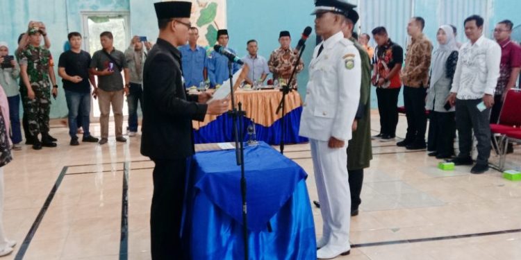 Dasril Resmi Dilantik sebagai Kades PAW Tanjung Kemala 2025–2028