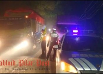 Satlantas Polres Lebak Respon Cepat Ke TKP Lakalantas di Ciawi Desa Sukamanah