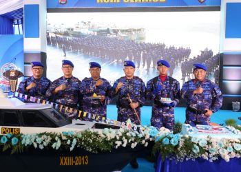 Peringati HUT ke-75, Ditpolairud Polda Banten Tegaskan Komitmen Jaga Keamanan Maritim