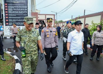 Polres Karawang Gelar Apel Pasukan Operasi Lilin Lodaya Amankan Natal dan Tahun Baru 2026