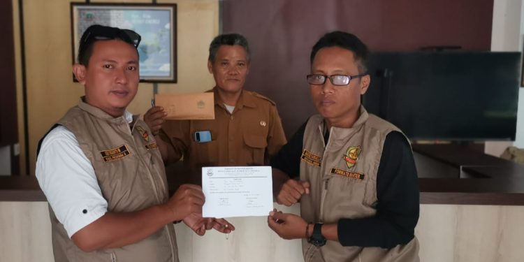 FORWATU BANTEN LAPORKAN STOCKPILE BATUBARA PAMUBULAN KE ESDM & POL PP BANTEN-