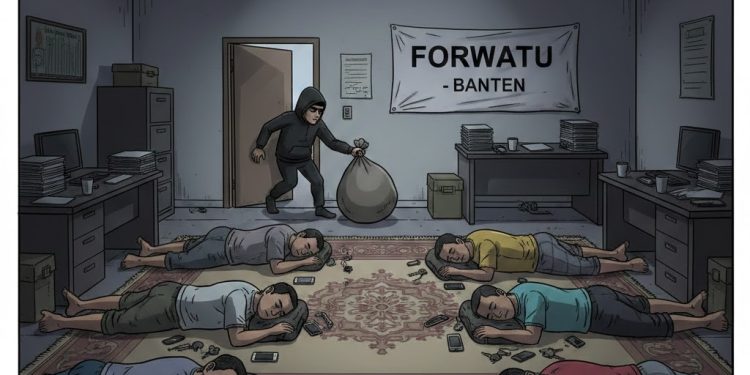 Musibah Menimpa Pengurus Forwatu Banten, Arwan: “Tak Akan Kita Biarkan Maling Hidup di Sini, Kita Akan Busukkan di Penjara!”