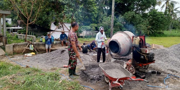 Sinergi TNI-Rakyat: Sertu Sunaryo Kawal Pembangunan Koperasi Desa Merah Putih di Desa Segaran