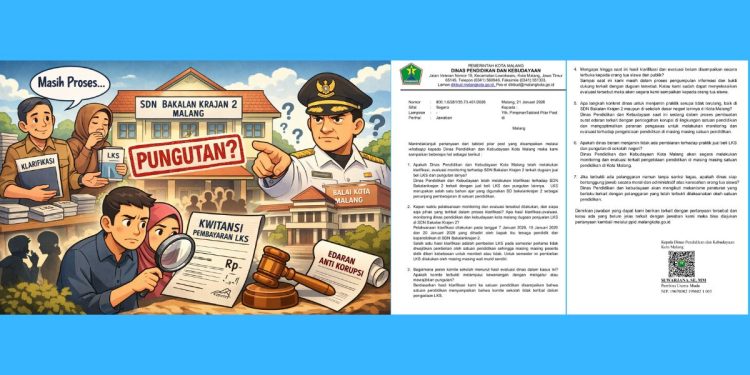 Dugaan Jual Beli LKS di SDN Bakalan Krajan 2, Ini Penjelasan Disdikbud Kota Malang