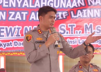 Kapolres Lampung Tengah Jadi Narasumber Sosialisasi Pencegahan Narkotika
