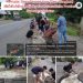 Pemuda Desa Panang Jaya Swadaya Gotong Royong Tambal Jalan Berlubang, Kecelakaan Kerap Terjadi
