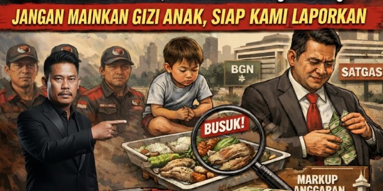 Menu Mentah SPPG Viral, Badak Banten Rangkasbitung: Jangan Mainkan Gizi Anak, Siap Kami Laporkan
