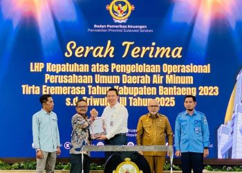 Ketua DPRD Bantaeng Hadiri Penyerahan LHP BPKP Sulsel