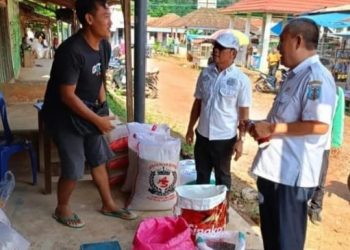 Camat Negeri Agung Sidak Pasar Tradisional, Harga Bahan Pokok Masih Stabil