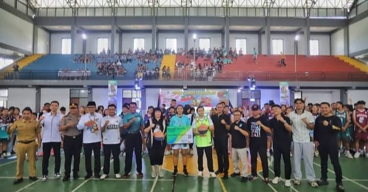 Mas Ipin Buka Turnamen Bola Basket Bupati Cup ke-3 Trenggalek
